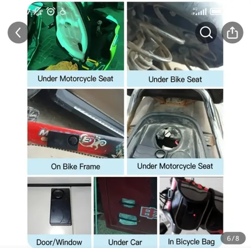 Alarme sans fil pour moto vélo scooter à vibration