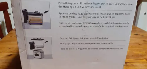 Friteuse Koenig original suisse 3,5 litres système de chauffage professionnel Capacité 3,5 L d'huile