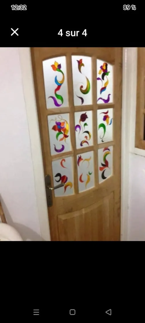 رسم على زجاج
