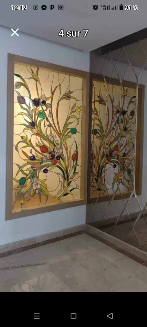 Décoration sur verre