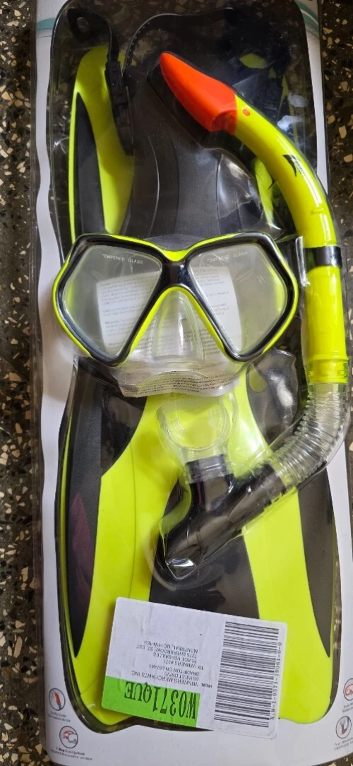 Masque, tube et palme