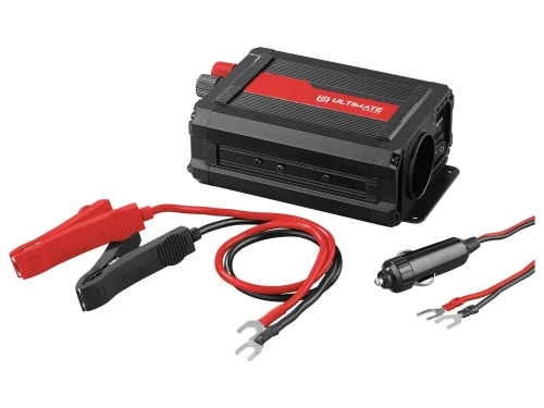 Convertisseur 12V vers 220V de la marque Allemande Ultimate Speed Allume Cigare et Cosses