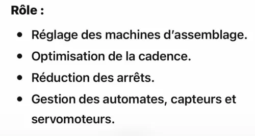 Besoin ingenieure atutomatique