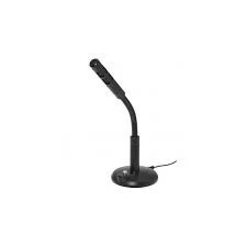Microphone Flexible Pour PC et MAC Jack 3,5 mmNoir BLUESTORK