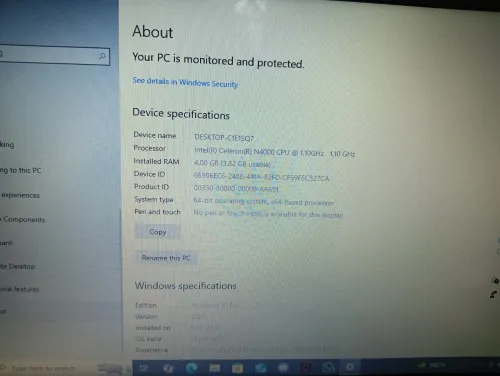 Laptop hp 15-da serie 