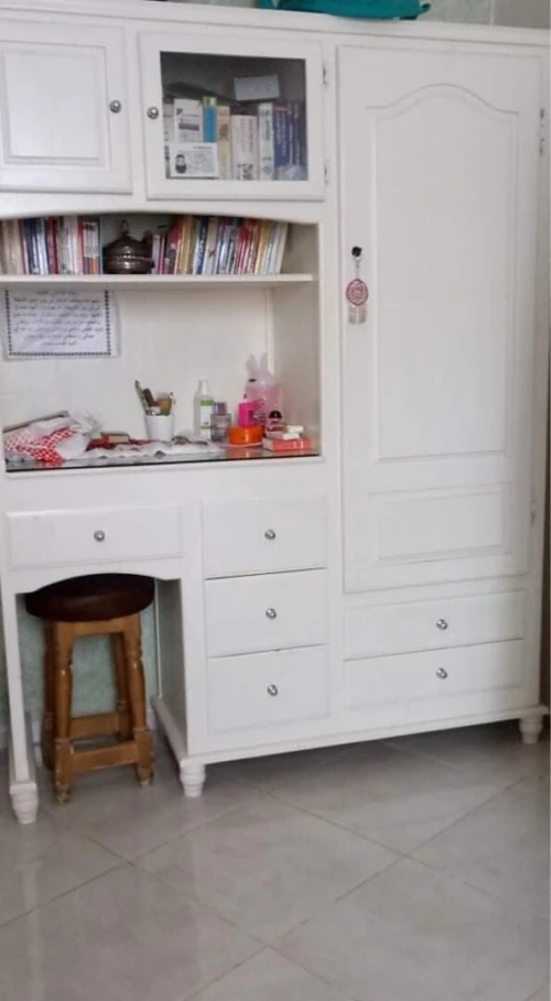 3en 1 (Armoire+bureau+bibliothèque)