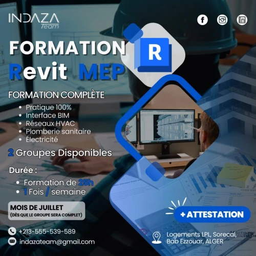 Formation Revit MEP a Alger 