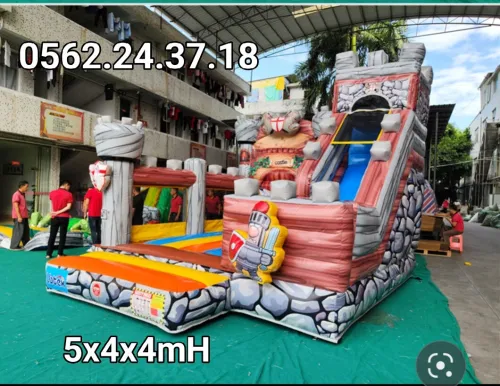 Toboggan gonflable 