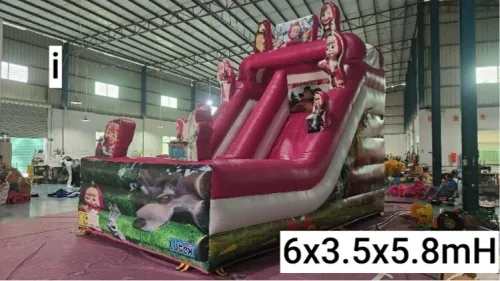 Toboggan gonflable 