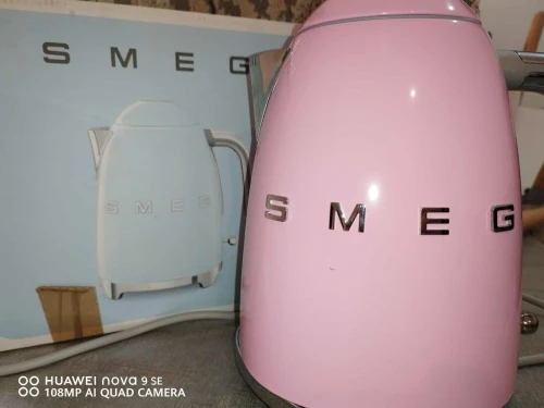 Bouilloire smeg rose