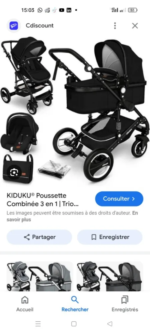 Poussette kiduku 