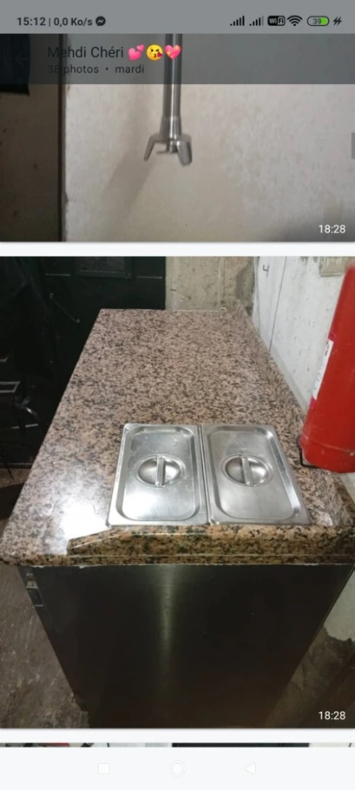 Vend lot matériel de cuisine fast-food