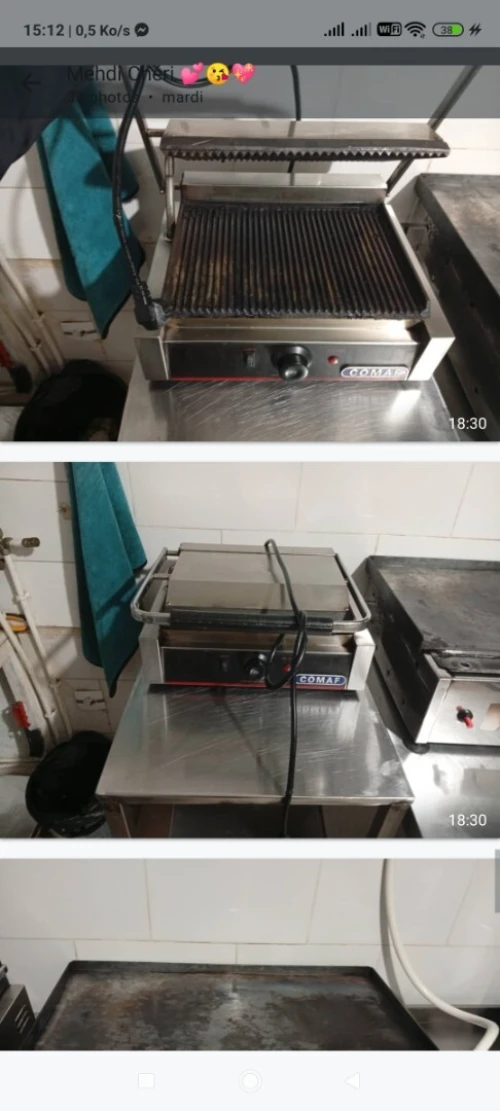 Vend lot matériel de cuisine fast-food