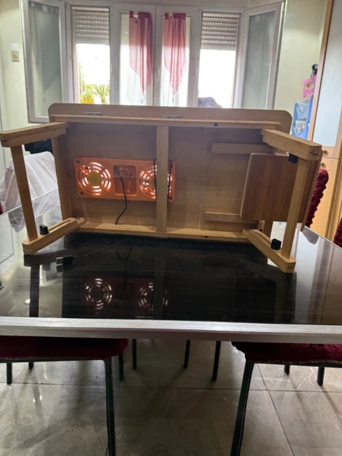 Table en bois Refroidissante PC