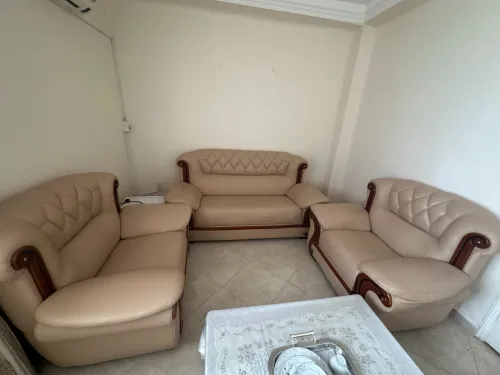 Salon fauteuils simili cuir