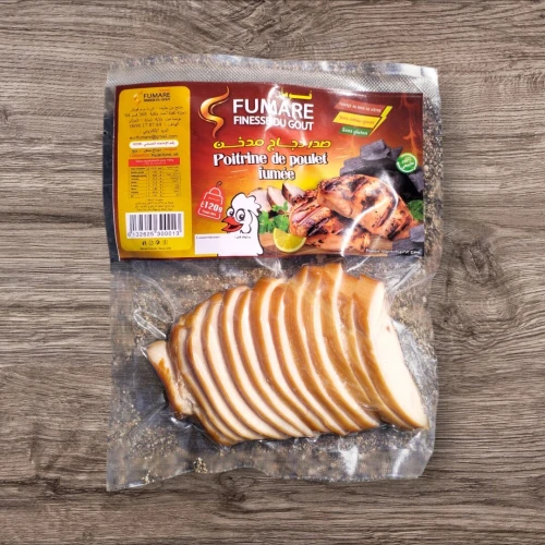 Dinde fumée, poulet fumé sans colorant ni conservateur ni additif 