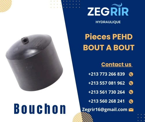 Pieces PEHD Electrosodable et bout a bout et méchanique