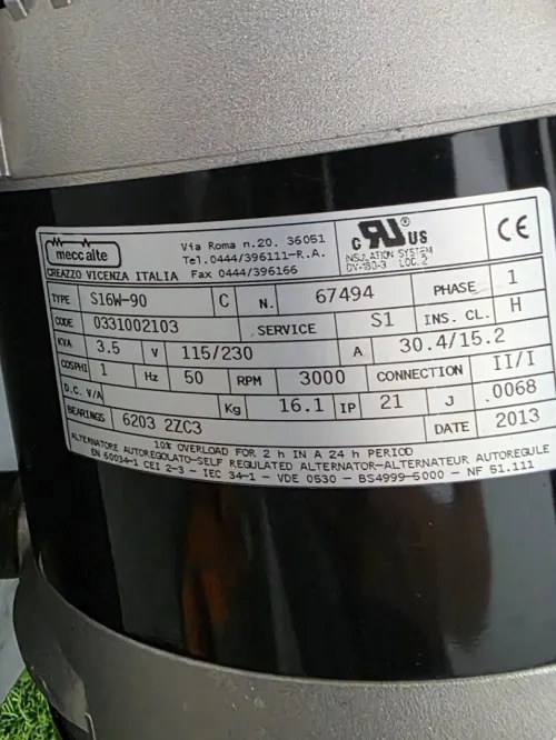 Groupe électrogène 3.5 kva Yaros
