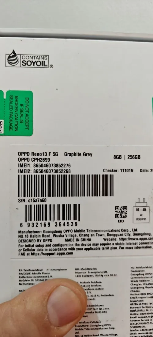 Oppo Reno 14F//13F 5G 8GB 256 Reno 14 F
