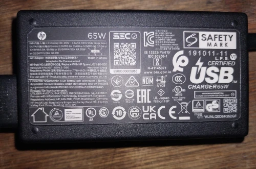 Chargeur type c laptop original 65w