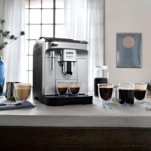 MACHINE EXPRESSO BROYEUR MACHINE A CAFE DELONGHI MAGNIFICA EVO SILVER