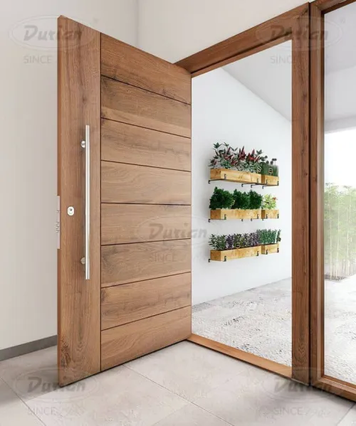 Porte d'entrée en style moderne 