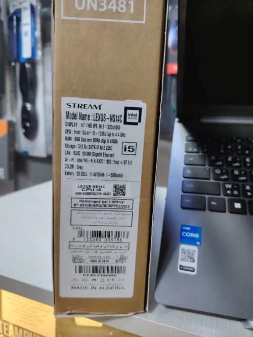 LAPTOP STREAM I5 12EM GEN 1235U 8G RAM 512 SSD ECRAN 14" FHD IPS 0676117214/0562132618