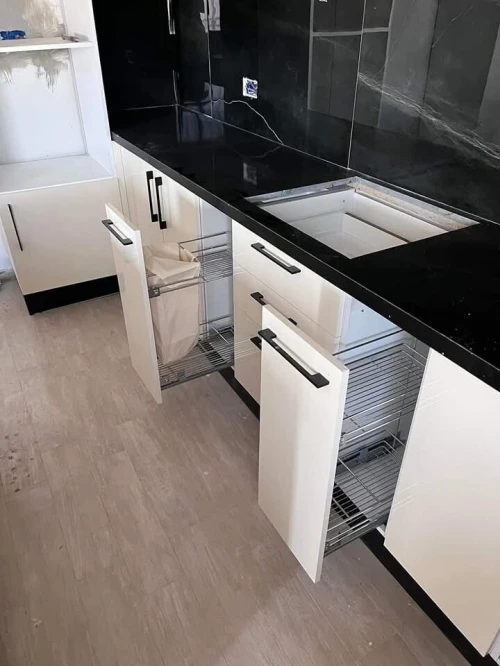 Dressing et cuisine en MDF sur mesure