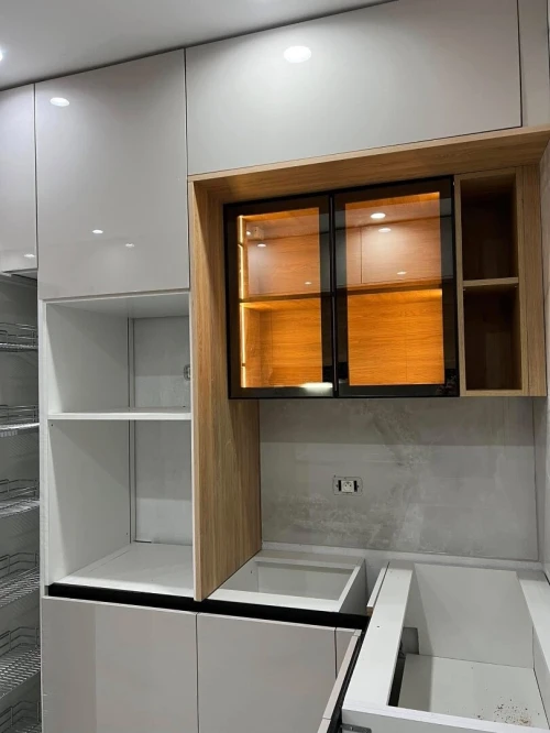 Dressing et cuisine en MDF sur mesure