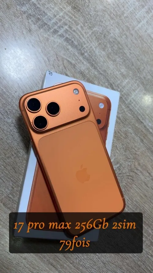 17 pro max 256Gb 2sim 17 pro max dual sim