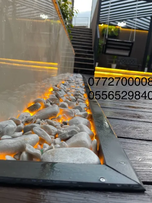 Piscines. Cascades jardins 