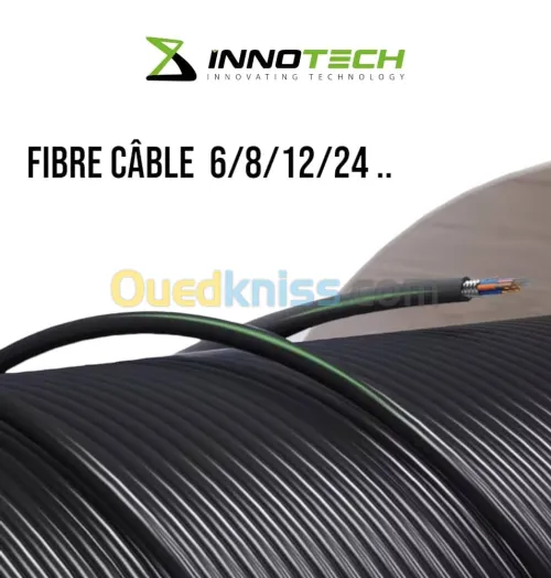 Câble fiber optique  à 08 / 12 / 24 Brins Monomode G652.D 