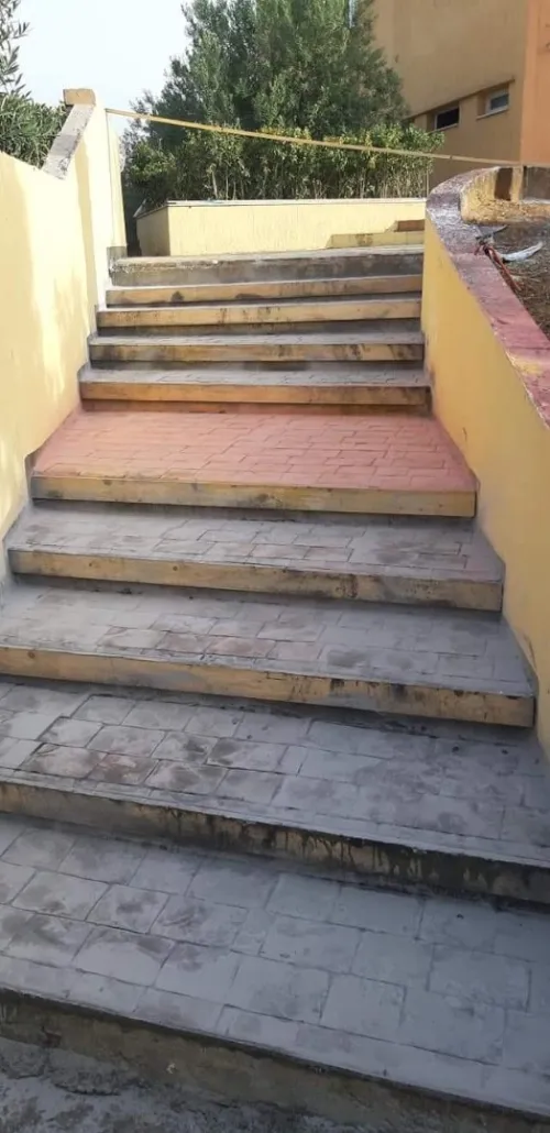 Béton imprimé