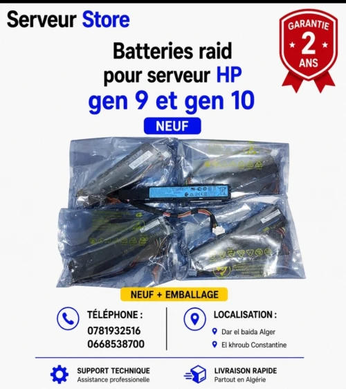 Batterie  cach raid pour serveur HPE gen 9, gen 10 et gen 11