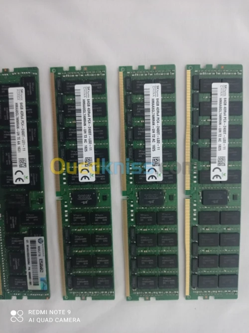 Ram ddr4 ECC 64 gb pour serveur et workstation