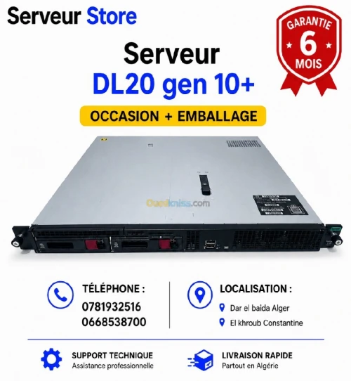 Serveur HPE DL20 gen 10