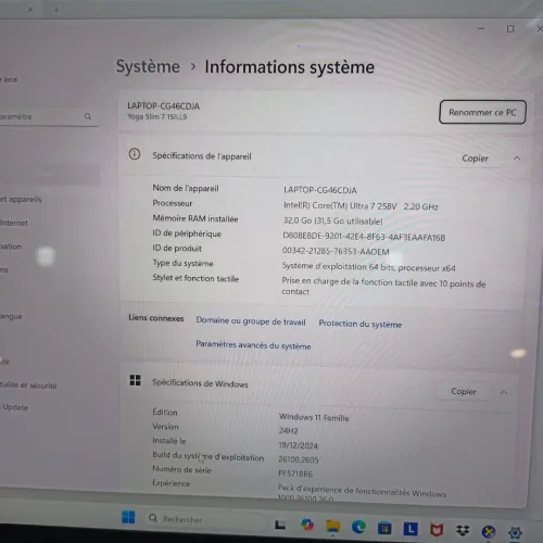 Lenovo Slim 7i Aura Copilot+