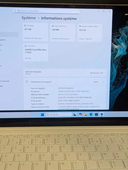 Samsung Galaxy Book 2 Pro Special Edition Ultra7 155H 16GB 512GB NVMe 15.6