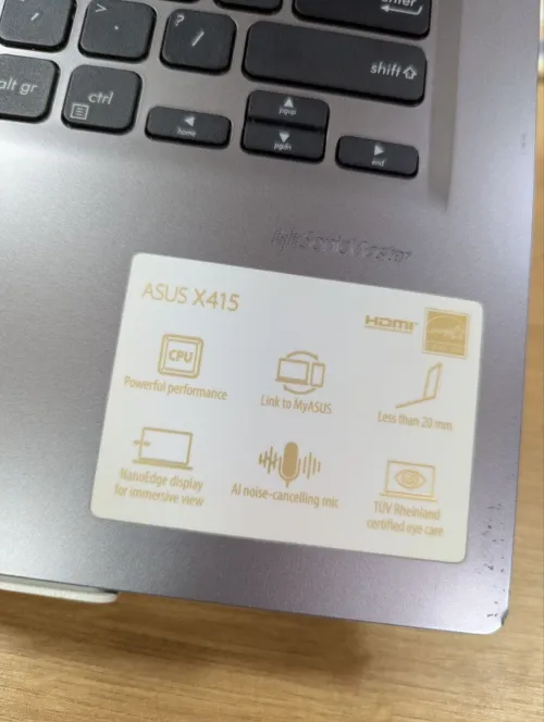 ASUS VIVOBOOK X415 I3 1115G4 8GB 256SSD 14" 