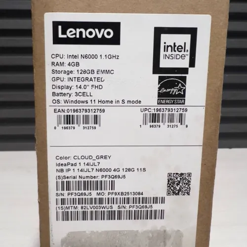 Lenovo IdeaPad 14 Intel Pentium Silver N6000 4 Go 128 Go
