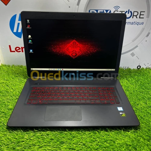 HP OMEN I7-7TH 8GB 1TB HDD 256 SSD GTX 1050 17