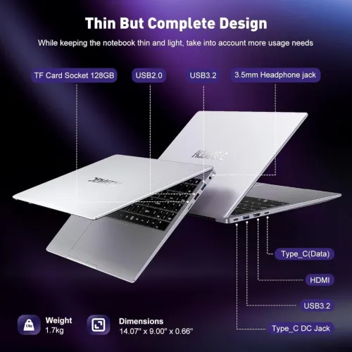 LAPTOP ACEMAGIC AX15 N97 RAM16GB SSD 512GB nvme 15.6FHD IPS