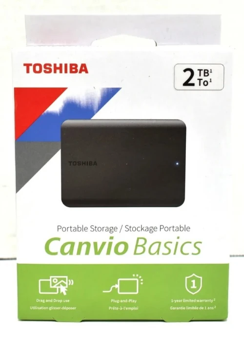 Disque dur externe Toshiba Canvio Basics 2TB Portable