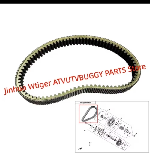 Courroie CVT  0JWA-055000-10000 Type 36.0*969 pour CF 800CC 850 1000 ATV UTV SSV Pièces CFORCE ZFORCE