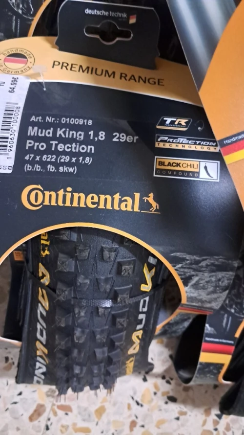 Pneus vtt continental 29 et 27.5