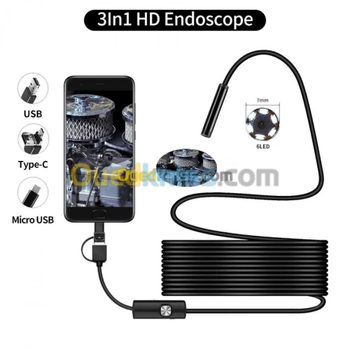 Endoscope Camera 3.5 Mètre Android