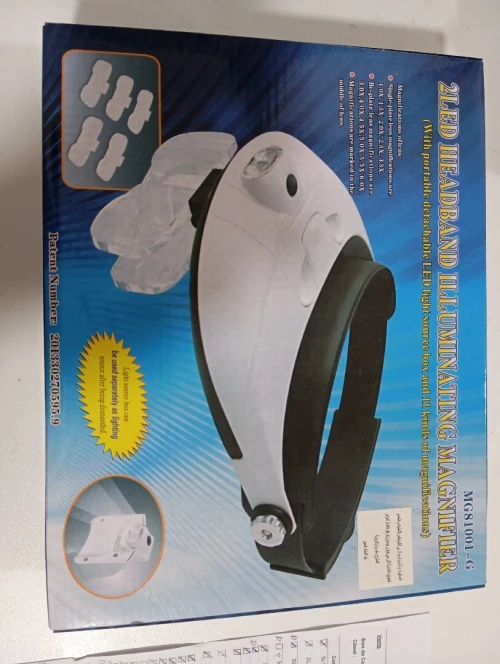 Loupe MG81001-G (2 LED + BATTERY 2 CR6120)