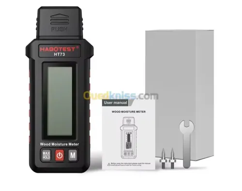 HABOTEST HT73 Mesureur d'humidité Détecteur d'humidité pour bois