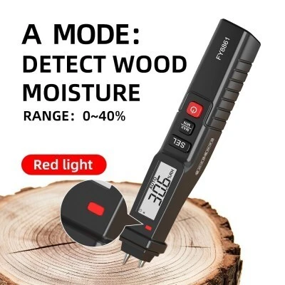 Testeur d'humidité STYLO pour bois Professionnel 2 broches