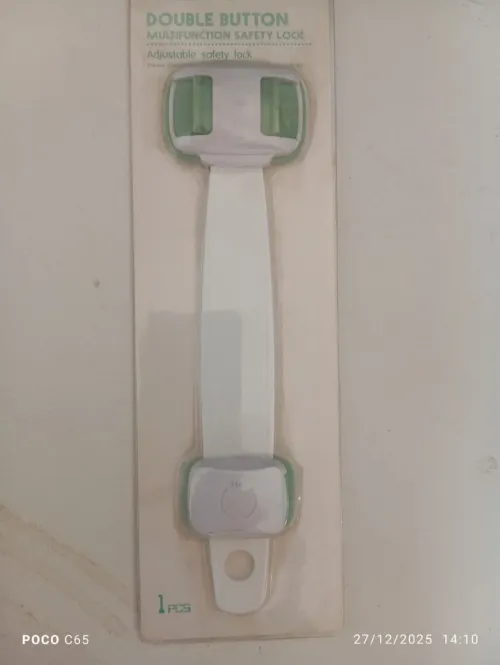 Verrou de Sécurité pour Enfants Réfrigérateur, Ceinture DOUBLE BOUTON MULTIFONCTION SAFETY